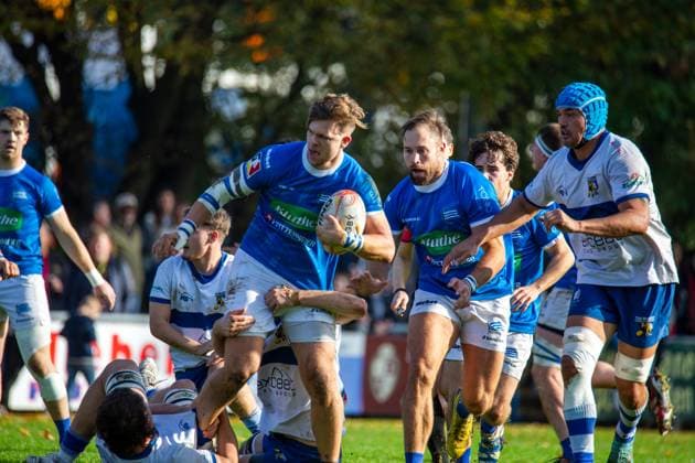 26 10 2024, Rugby 1 Bundesliga South West, Season 2024 25, 6 Matchday SC Neuenheim vs TSV Handschuhsheim Copyright: xUdoxHerrmannx