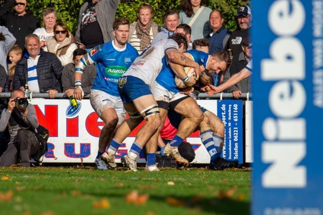 26 10 2024, Rugby 1 Bundesliga South West, Season 2024 25, 6 Matchday SC Neuenheim vs TSV Handschuhsheim Copyright: xUdoxHerrmannx