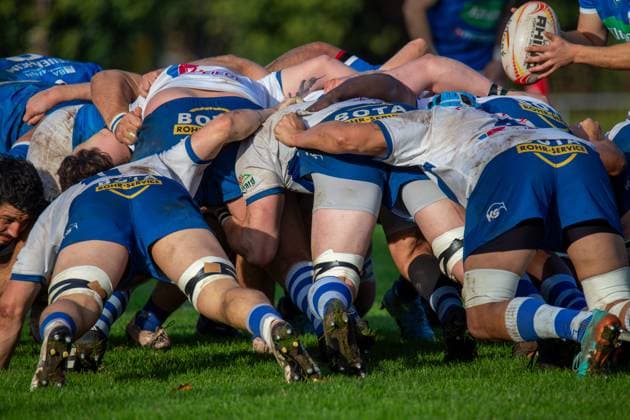 26 10 2024, Rugby 1 Bundesliga South West, Season 2024 25, 6 Matchday SC Neuenheim vs TSV Handschuhsheim Copyright: xUdoxHerrmannx