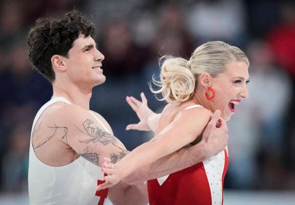 Piper Gilles and Paul Poirier of Canada skate during the rhythm dance program at the ISU Figure skating, Eiskunstlauf Skate Canada competition on October 26, 2024 in Halifax, Canada. Noxthirdxpartyxsales  (271237925)