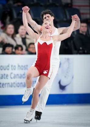 Piper Gilles and Paul Poirier of Canada skate during the rhythm dance program at the ISU Figure skating, Eiskunstlauf Skate Canada competition on October 26, 2024 in Halifax, Canada. Noxthirdxpartyxsales  (271237928)