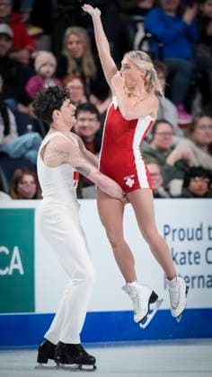 Piper Gilles and Paul Poirier of Canada skate during the rhythm dance program at the ISU Figure skating, Eiskunstlauf Skate Canada competition on October 26, 2024 in Halifax, Canada. Noxthirdxpartyxsales  (271237945)