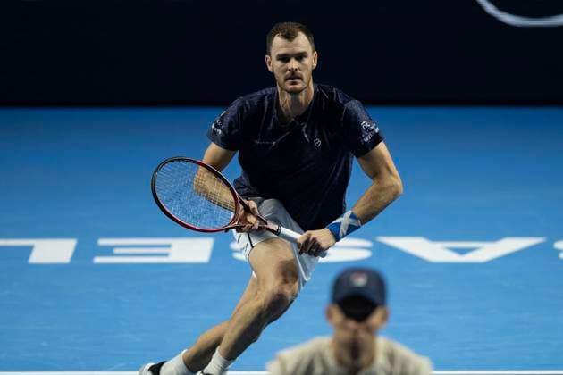 26th October 2024; St. Jakobshalle, Basel, Switzerland; ATP, Tennis Herren 500 Swiss Indoors Basel Tennis, Day 6; Jamie Murray (GBR) and John Peers (AUS) in action in the match against Santiago Gonzalez (MEX) and Edouard Roger-Vasselin (FRA) in the semi finals of the doubles  ActionPlus12708670 DavidxEmm