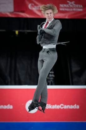 Stephen Gogolev of Canada skates during the mens short program at the ISU Figure skating, Eiskunstlauf Skate Canada competition on October 26, 2024 in Halifax, Canada. Noxthirdxpartyxsales  (271243564)