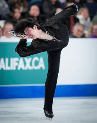 Junhwan Cha of Korea skates during the mens short program at the ISU Figure skating, Eiskunstlauf Skate Canada competition on October 26, 2024 in Halifax, Canada. Noxthirdxpartyxsales  (271249033)