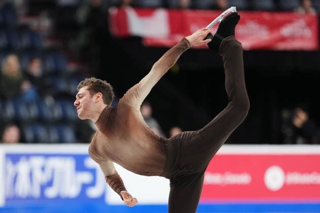 October 26, 2024, Halifax, Ns, Canada: Jason Brown of the United States competes in the men s short program at the Skate Canada International Figure skating, Eiskunstlauf competition in Halifax on Saturday, October 26, 2024. Jason Brown  - ZUMAc35_ 20241026_zaf_c35_146 Copyright: xDarrenxCalabresex