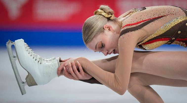 Kimmy Repond of Switzerland skates during the womens free skating program at the ISU Figure skating, Eiskunstlauf Skate Canada competition on October 26, 2024 in Halifax, Canada. Noxthirdxpartyxsales  (271288673)