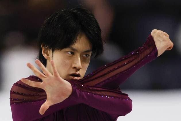 Figure skating, Eiskunstlauf Skate Canada International Sota Yamamoto of Japan performs in the men s short program at Skate Canada International in Halifax on Oct. 26, 2024.  A14AA0003643342P