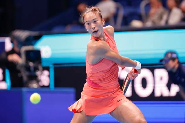 Tennis, WTA Tournament in Tokyo, Final, Qinwen Zheng - Sofia Kenin
