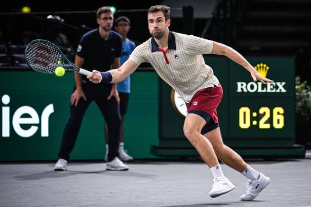 Tennis, ATP tournament in Paris