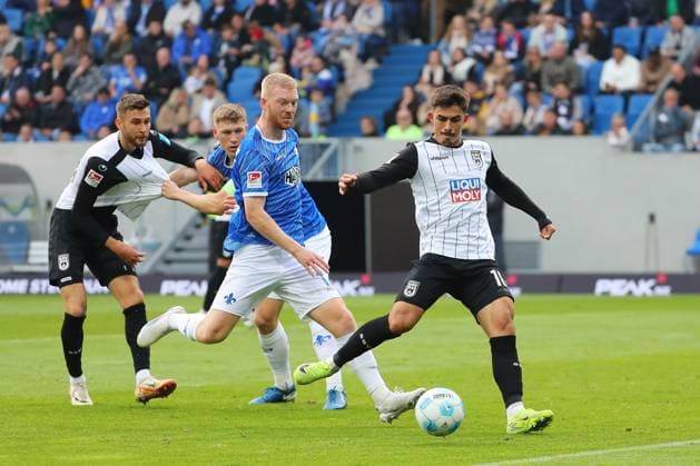 27 10 2024, xtvx, Fußball 2 Bundesliga, SV Darmstadt 98 SSV Ulm 1846 emspor, v l Goal scored, Tor zum 1 1 Aaron Keller SSV Ulm 1846 DFL DFB REGULATIONS PROHIBIT ANY USE OF PHOTOGRAPHS as IMAGE SEQUENCES and or QUASI VIDEO Darmstadt