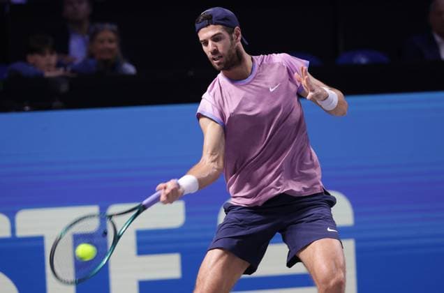 TENNIS - ATP, Tennis Herren Erste Bank Open VIENNA,AUSTRIA,27.OCT.24 - TENNIS - ATP World Tour, Erste Bank Open. Image shows Karen Khachanov (RUS).  GEPAxpictures xWalterxLuger