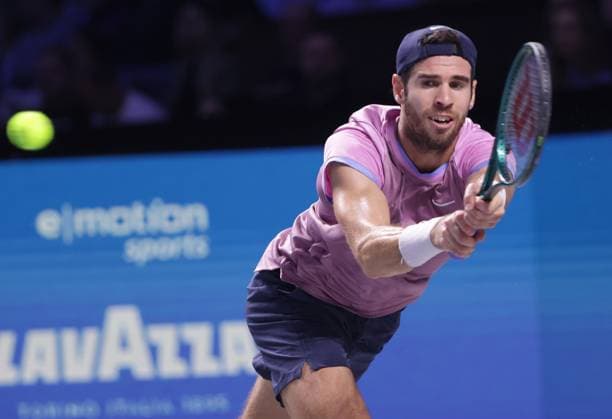 TENNIS - ATP, Tennis Herren Erste Bank Open VIENNA,AUSTRIA,27.OCT.24 - TENNIS - ATP World Tour, Erste Bank Open. Image shows Karen Khachanov (RUS).  GEPAxpictures xWalterxLuger