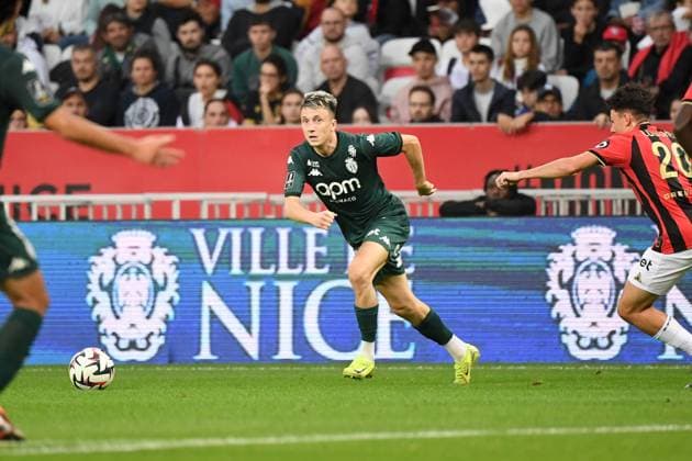 OGC Nice v AS Monaco - Ligue 1 MCDonald s 2024 2025 10 Aleksandr GOLOVIN (asm) during the Ligue 1 MCDonald s match between Nice and Monaco at Allianz Riviera Stadium on October 27, 2024 in Nice, France. Nice France  Copyright: xFEPx 776228937