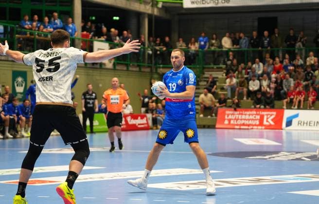 2 Handball Bundesliga, Bergischer HC vs HC Elbflorenz, 27 10 2024 Tomáö Babák Bergischer HC 19 2 Handball Bundesliga, Bergischer HC vs HC Elbflorenz, 27 10 2024,Uni Halle,Wuppertal,Germany on 27 10 24 Copyright: xBEAUTIFULxSPORTS Henrichsx