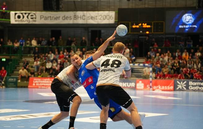 2 Handball Bundesliga, Bergischer HC vs HC Elbflorenz, 27 10 2024 Tomáö Babák Bergischer HC 19 2 Handball Bundesliga, Bergischer HC vs HC Elbflorenz, 27 10 2024,Uni Halle,Wuppertal,Germany on 27 10 24 Copyright: xBEAUTIFULxSPORTS Henrichsx