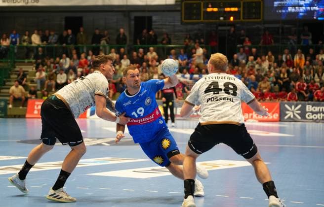 2 Handball Bundesliga, Bergischer HC vs HC Elbflorenz, 27 10 2024 Tomáö Babák Bergischer HC 19 2 Handball Bundesliga, Bergischer HC vs HC Elbflorenz, 27 10 2024,Uni Halle,Wuppertal,Germany on 27 10 24 Copyright: xBEAUTIFULxSPORTS Henrichsx