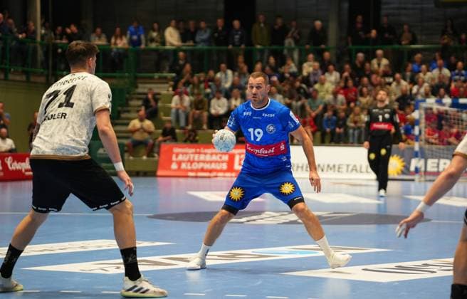 2 Handball Bundesliga, Bergischer HC vs HC Elbflorenz, 27 10 2024 Tomáö Babák Bergischer HC 19 2 Handball Bundesliga, Bergischer HC vs HC Elbflorenz, 27 10 2024,Uni Halle,Wuppertal,Germany on 27 10 24 Copyright: xBEAUTIFULxSPORTS Henrichsx
