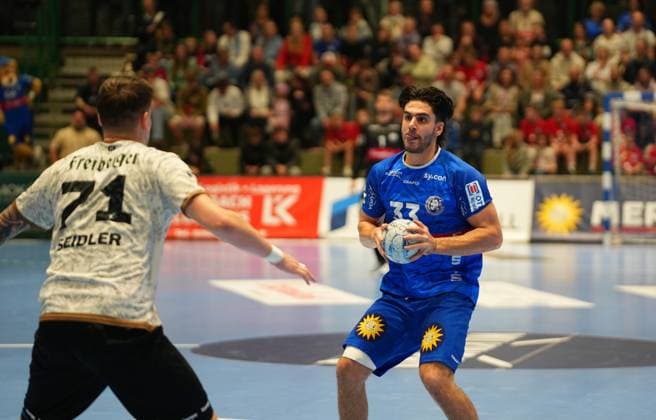 2 Handball Bundesliga, Bergischer HC vs HC Elbflorenz, 27 10 2024 Eloy Morante Maldonado Bergischer HC 33 2 Handball Bundesliga, Bergischer HC vs HC Elbflorenz, 27 10 2024,Uni Halle,Wuppertal,Germany on 27 10 24 Copyright: xBEAUTIFULxSPORTS Henrichsx