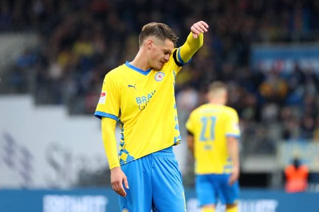Braunschweig vs Münster, 2 BL Braunschweig, 27 10 2024, FOOTBALL Eintracht Braunschweig vs SC Preußen Münster, 2 BL, Season 2024 25 Levente Szabo Eintracht Braunschweig Braunschweig