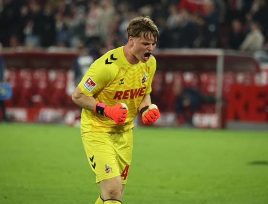 Goalkeeper Jonas Urbig Cologne , Cologne, Germany, 25 10 2024, 2 Bundesliga, 10 Matchday, 1 FC Köln SC Paderborn 07 DFL REGULATIONS PROHIBIT ANY USE OF PHOTOGRAPHS AS IMAGE SEQUENCES AND OR QUASI VIDEO