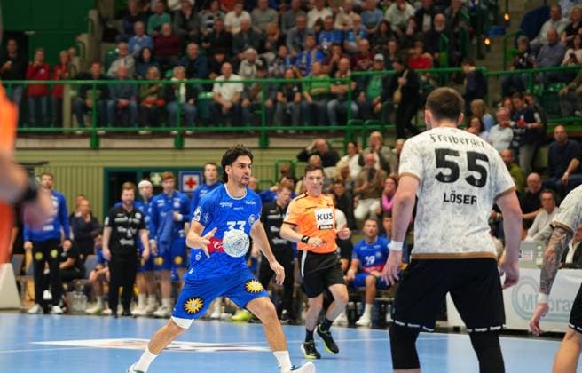 2 Handball Bundesliga, Bergischer HC vs HC Elbflorenz, 27 10 2024 Eloy Morante Maldonado Bergischer HC 33 2 Handball Bundesliga, Bergischer HC vs HC Elbflorenz, 27 10 2024,Uni Halle,Wuppertal,Germany on 27 10 24 Copyright: xBEAUTIFULxSPORTS Henrichsx