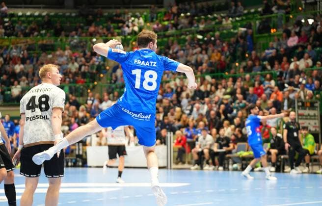2 Handball Bundesliga, Bergischer HC vs HC Elbflorenz, 27 10 2024 Yannick Fraatz Bergischer HC 18 2 Handball Bundesliga, Bergischer HC vs HC Elbflorenz, 27 10 2024,Uni Halle,Wuppertal,Germany on 27 10 24 Copyright: xBEAUTIFULxSPORTS Henrichsx