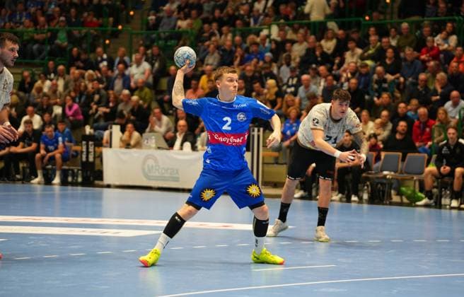 2 Handball Bundesliga, Bergischer HC vs HC Elbflorenz, 27 10 2024 Noah Beyer Bergischer HC 2 2 Handball Bundesliga, Bergischer HC vs HC Elbflorenz, 27 10 2024,Uni Halle,Wuppertal,Germany on 27 10 24 Copyright: xBEAUTIFULxSPORTS Henrichsx