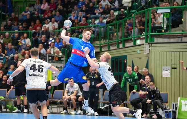 2 Handball Bundesliga, Bergischer HC vs HC Elbflorenz, 27 10 2024 Gerdas Babarskas Bergischer HC 14 2 Handball Bundesliga, Bergischer HC vs HC Elbflorenz, 27 10 2024,Uni Halle,Wuppertal,Germany on 27 10 24 Copyright: xBEAUTIFULxSPORTS Henrichsx