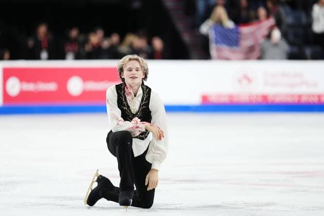 October 27, 2024, Halifax, Ns, Canada: Ilia Malinin of the United States competes in the men s free program at the Skate Canada International Figure skating, Eiskunstlauf competition in Halifax on Sunday, October 27, 2024. Ilia Malinin  - ZUMAc35_ 20241027_zaf_c35_026 Copyright: xDarrenxCalabresex