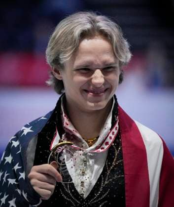 Ilia Malinin of the U.S. pose at the ISU Figure skating, Eiskunstlauf Skate Canada competition on October 27, 2024 in Halifax, Canada. Malinin won the competition. Noxthirdxpartyxsales  (271370273)