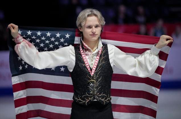 Ilia Malinin of the U.S. pose at the ISU Figure skating, Eiskunstlauf Skate Canada competition on October 27, 2024 in Halifax, Canada. Malinin won the competition. Noxthirdxpartyxsales  (271370289)