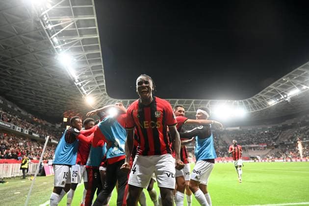 OGC Nice v AS Monaco - Ligue 1 MCDonald s 2024 2025 64 Moise BOMBITO (ogcn) during the Ligue 1 MCDonald s match between Nice and Monaco at Allianz Riviera Stadium on October 27, 2024 in Nice, France. Nice France  Copyright: xFEPx 776228937
