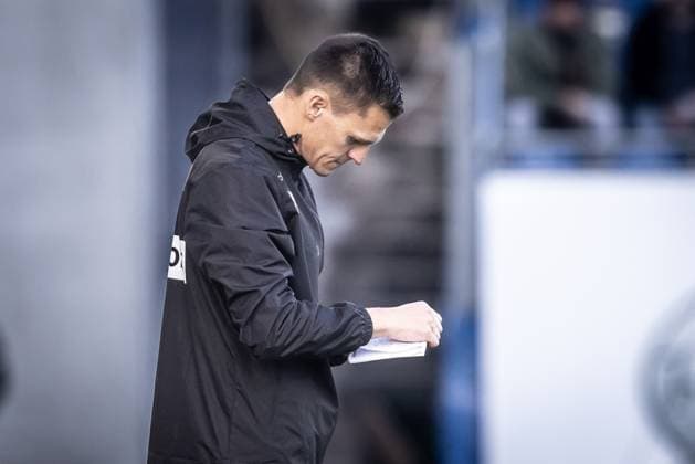 Soccer Men 2 Bundesliga 10 Matchday Season 2024 2025 SV Darmstadt 98 SSV Ulm 1846 Soccer 1 1 27 10 2024 Coach Thomas Wörle SSV Ulm DFL regulations prohibit any use of photographs as image sequences and or quasi video Darmstadt Merck Stadion am Böllenfalltor Germany