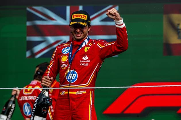 MEXICO CITY, MEXICO: Carlos Sainz, racing for the Ferrari team during the 2024 Formula 1 Mexico City Grand Prix at the Autodromo Hermanos Rodriguez in Mexico City, Mexico