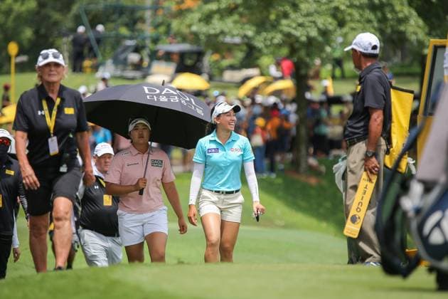 October 27, 2024, Kuala Lumpur, Malaysia: Jeeno Thitikul of Thailand walks to 13th tee during the final round of Maybank Championship 2024 on Kuala Lumpur Golf & Country Club golf course. Kuala Lumpur Malaysia - ZUMAs197 20241027_aaa_s197_370 Copyright: xFarisxHadziqx