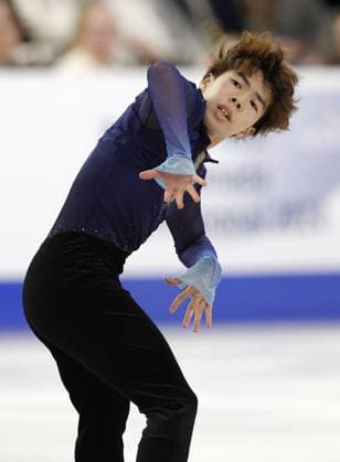 Figure skating, Eiskunstlauf Skate Canada International Shun Sato of Japan performs in the men s free program at Skate Canada International in Halifax on Oct. 27, 2024.  A14AA0003649167P