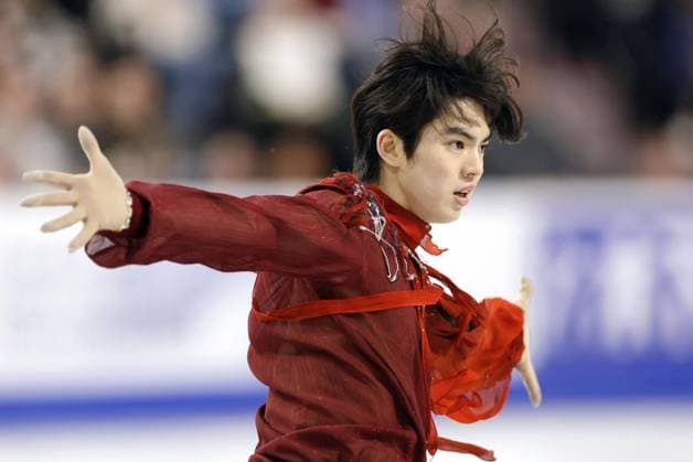 Figure skating, Eiskunstlauf Skate Canada International Cha Jun Hwan of South Korea performs in the men s free program at Skate Canada International in Halifax on Oct. 27, 2024.  A14AA0003649178P