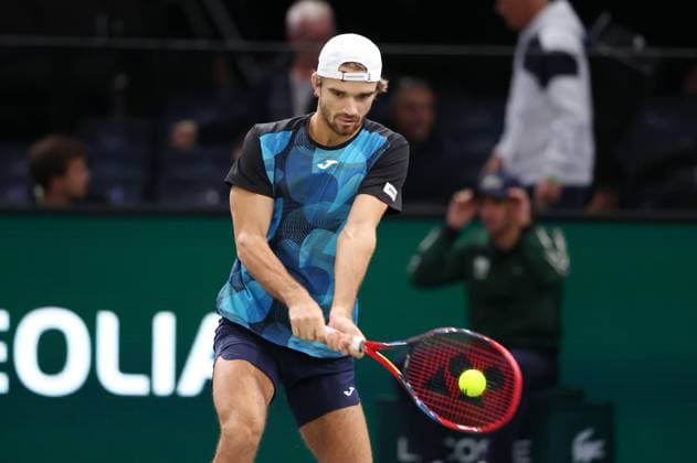 ROLEX PARIS MASTERS TENNIS 2024 Thierry Larret Maxppp. Tennis. Rolex Paris Masters. Accorhotels Arena, Paris (75), le 28 Octobre 2024. Tomas MACHAC (CZE) vs Arthur RINDERKNECH (FRA). Paris (75) ACCORHOTELS ARENA ILE DE FRANCE FRANCE  Copyright: xMAXPPPxThierryxLarretx TL_20241028_7001 0776018807st
