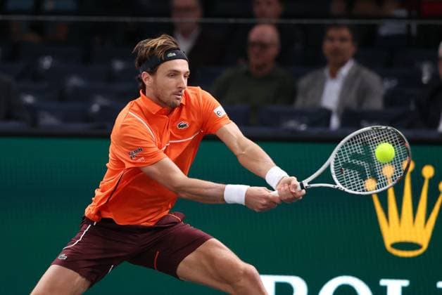 ROLEX PARIS MASTERS TENNIS 2024 Thierry Larret Maxppp. Tennis. Rolex Paris Masters. Accorhotels Arena, Paris (75), le 28 Octobre 2024. Tomas MACHAC (CZE) vs Arthur RINDERKNECH (FRA). Paris (75) ACCORHOTELS ARENA ILE DE FRANCE FRANCE  Copyright: xMAXPPPxThierryxLarretx TL_20241028_7006 0776019078st