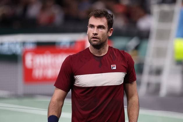 ROLEX PARIS MASTERS TENNIS 2024 Thierry Larret Maxppp. Tennis. Rolex Paris Masters. Accorhotels Arena, Paris (75), le 28 Octobre 2024. Quentin Halys (FRA) vs Francisco CERUNDOLO (ARG) Paris (75) ACCORHOTELS ARENA ILE DE FRANCE FRANCE  Copyright: xMAXPPPxThierryxLarretx TL_20241028_7500 0776059375st