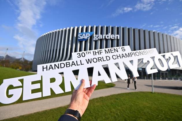 SAP Garden,Uebersicht, Handball:Bekanntgabe der Spielorte der 30th IHF World Championship, WM, Weltmeisterschaft WM 2027 in Deutschland am 28.10.2024 in Muenchen. *** SAP Garden,Overview, Handball Announcement of the venues of the 30th IHF World Championship, World Championship 2027 in Germany on 28 10 2024 in Munich