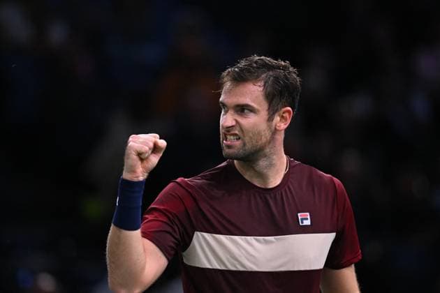 2024 Rolex Paris Masters First Round - Paris Quentin Halys (FRA) during his first round at the 2024 Rolex Paris Masters at the Accor Arena in Paris, FRANCE, on October 28, 2024. Photo by Corinne Dubreuil ABACAPRESS.COM Paris France  Copyright: xDubreuilxCorinne ABACAx