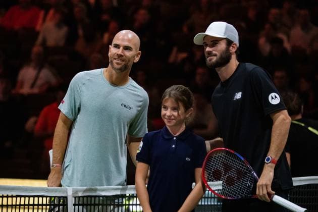 Adrian Mannarino (FRA) Tommy Paul (USA) TENNIS : Paris Rolex Master - Paris - 28 10 2024 BaptisteAutissier Panoramic 
