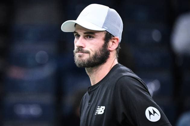 October 28, 2024, Paris, France, France: Tommy PAUL of United States during the first day of the Rolex Paris Masters 1000 tennis tournament at Accor Arena on October 28, 2024 in Paris, France. Paris France - ZUMAm308 20241028_zsp_m308_085 Copyright: xMatthieuxMirvillex