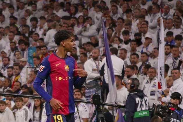 October 26, 2024, Madrid, Spain: Lamine Yamal of FC Barcelona, Barca is seen in action during a league match between Real Madrid and FC Barcelona at the Santiago Bernabeu Stadium. FInal Score : Real Madrid 0 FC Barcelona 4. Madrid Spain - ZUMAs197 20241026_aaa_s197_888 Copyright: xDavidxCanalesx