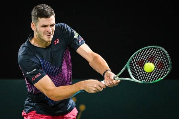 October 29, 2024, Paris, France, France: Hubert HURKACZ of Poland during the second day of the Rolex Paris Masters 1000 tennis tournament at Accor Arena on October 29, 2024 in Paris, France. Paris France - ZUMAm308 20241029_zsp_m308_006 Copyright: xMatthieuxMirvillex