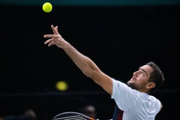 Marin Cilic (CRO) TENNIS : Paris Rolex Master - Paris - 29 10 2024 BaptisteAutissier Panoramic 
