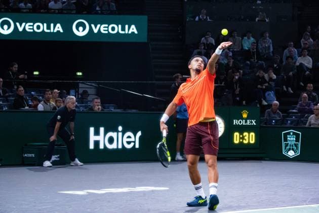 Arthur Fils (FRA) TENNIS : Paris Rolex Master - Paris - 29 10 2024 BaptisteAutissier Panoramic 