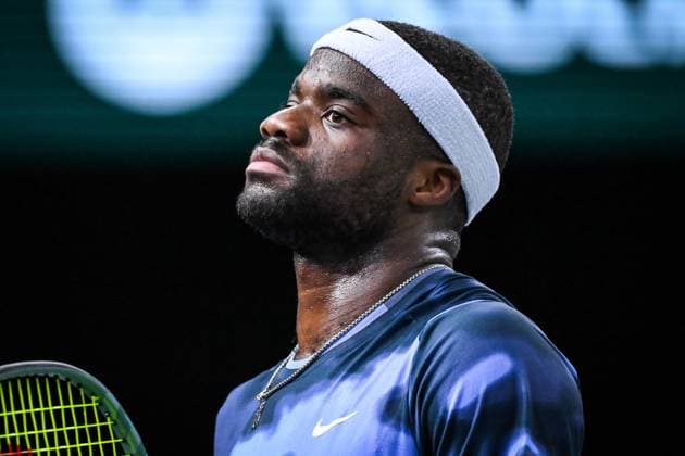 October 29, 2024, Paris, France, France: Frances TIAFOE of United States during the second day of the Rolex Paris Masters 1000 tennis tournament at Accor Arena on October 29, 2024 in Paris, France. Paris France - ZUMAm308 20241029_zsp_m308_018 Copyright: xMatthieuxMirvillex
